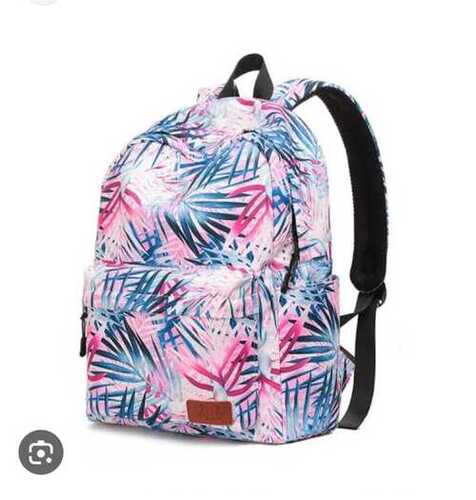 Multi Color Printed Pattern Nylon Bag For School