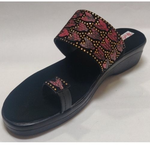 Rubber Ladies Slippers Size Standard Occasion  Casual Wear