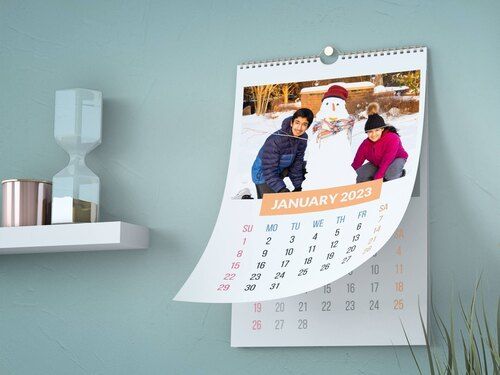 Paper Printed Wall Calendar