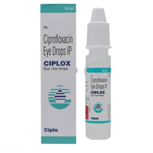 CIPLOX EYE DROP - Liquid Ophthalmic Solution for Bacterial Eye Infections | Antibacterial Action, Gentle and Soothing, Versatile Application