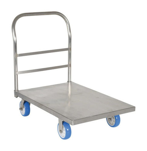 Manual Operated Corrosion Resistant Stainless Steel Moveable Four Wheelers Platform Truck