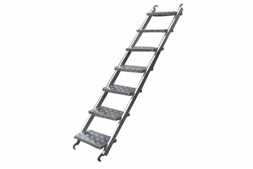 Polished Finish Corrosion Resistant Aluminium Strong One Side Step Ladder For Domestic Use