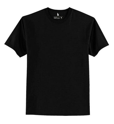 Black Plain T Shirts