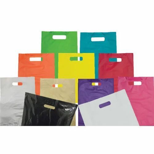 Multi-Color Plastic Carry Bags