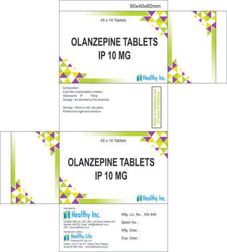 Olanzepine Tablet 45x10 Tablets Pack