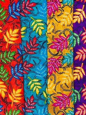Generic Women'S Cotton Nighty Batik Print Maxi Soft Fabric