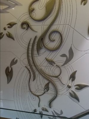 Skin Friendliness Decorative 3D Wall Murals