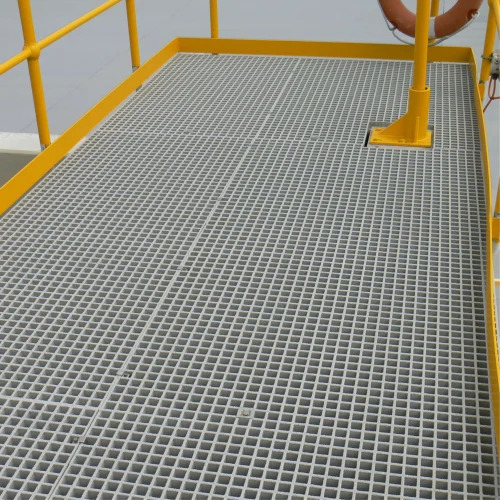 FRP Floor Grating - Fine Finished, High Strength | Premium Quality, Square Shape, Available in Black, Grey, White, Yellow, Red