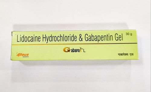 Gabapax L Lidocaine Hydrochloride and Gabapentin Gel 30 Gram Pack