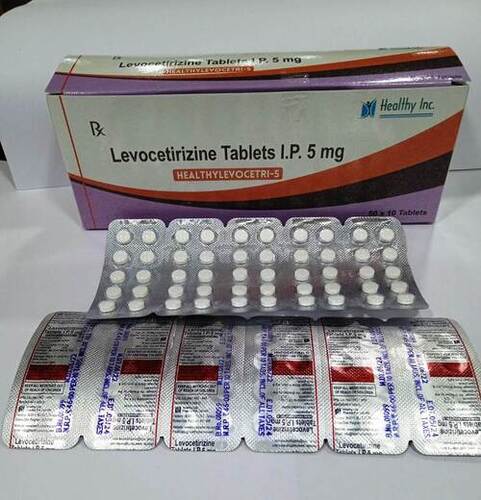 Levocetirizine Tablets IP 5 MG Tablets 50x10 Tablets Pack