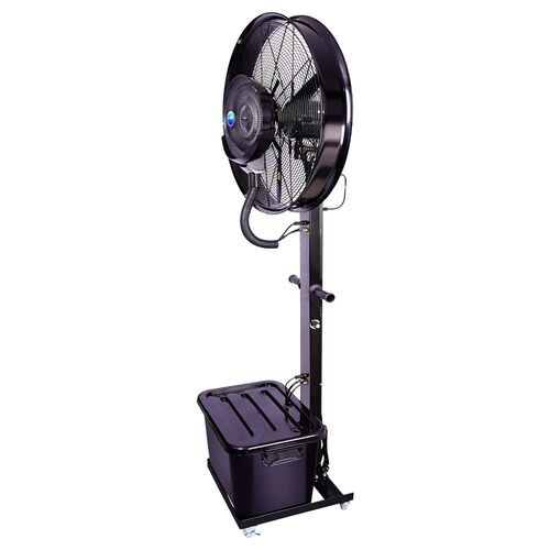 Electric misting fan