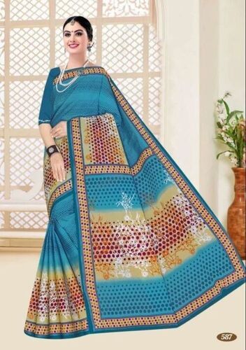 Casual Wear Multi-Color Designer Silk Sarees For Ladies