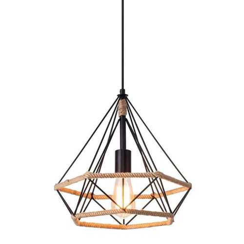 Energy Efficient Rope Diamond Pendant Hanging Light