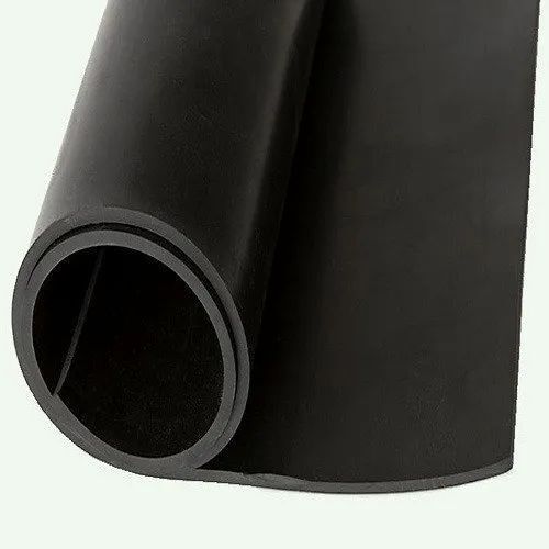 Long Lasting Durable Black Plain Rubber Sheets For Industrial