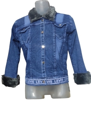 Ladies Denim Jacket - Denim Material Full Sleeve Blue Color | Comfortable Anti-Wrinkle Breathable Washable Impeccable Finish