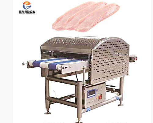 Double Track Chicken Breast Slicer Horizontal Raw Meat Slicer Salmon Slicer