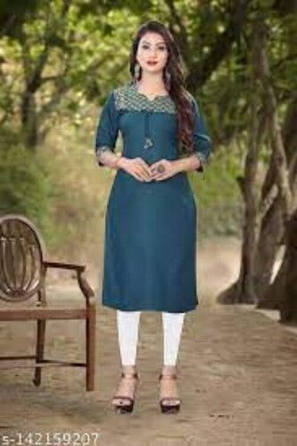 Multi-Color Casual Wear Ladies Fancy Designer Kurti