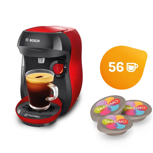 Tassimo Happy Red Latte Coffee Machine
