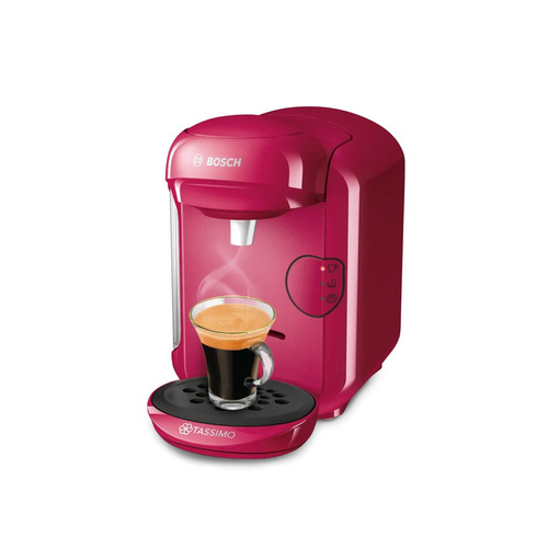 Compact Small Tassimo Vivy Pink Pod Coffee Machine