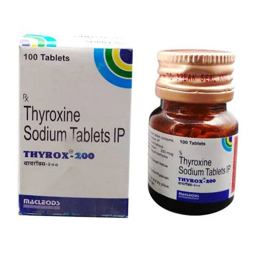 THYROX 200 MG Tyroxine Sodium Tablets IP