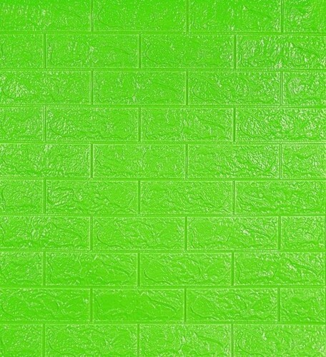 3D Dark Green Brick Foam Sheet