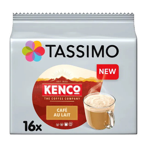 Tassimo Kenco Cafe Au Lait Coffee Capsule for Creamy Drink