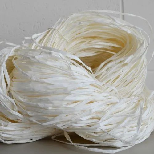 Raw White Rayon Raffia Yarn For Textile Industry