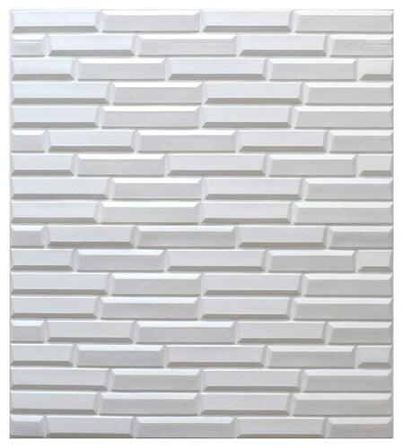 3D White Zigzag Foam Sheet