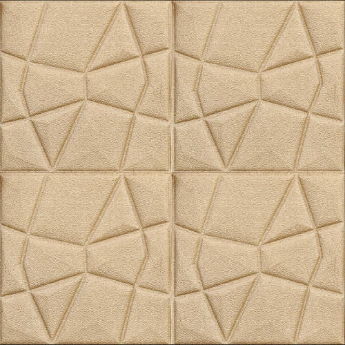 Haxed 3D Golden Diamond Cut Foam Sheet Wallpaper