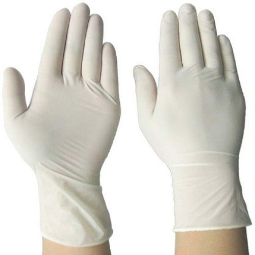 White Latex Examination Gloves