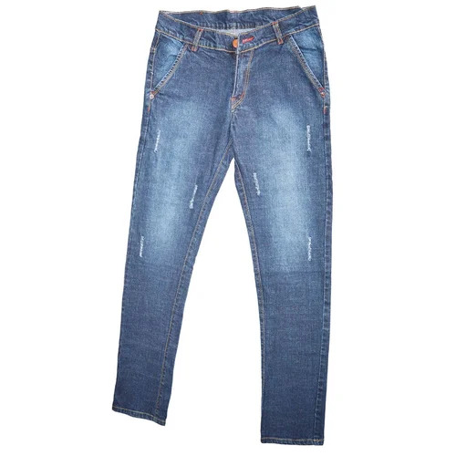 Casual Wear Blue Color Premium Denim Jeans