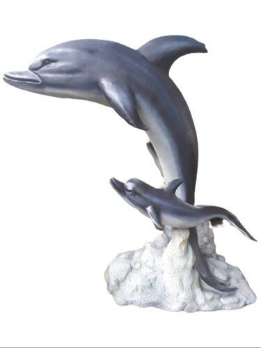 Fiber Dolphin Statue