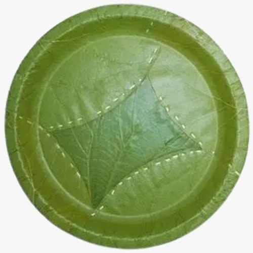 1.5 Mm Thickness Green Sal Leaf Plate