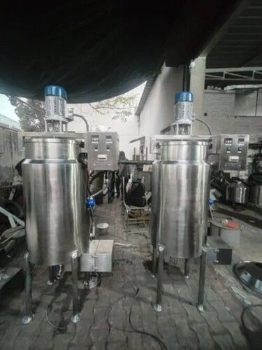 Silver Color Round Shape Stainless Steel Materian Industrial Mixer