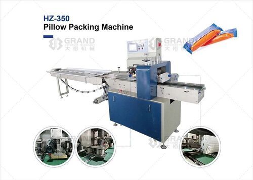 Model HZ-350 Automatic Horizontal Biscuit Candy Sponge Sachet Pouch Bag Packaging Pillow Bag Flow Packing Machine