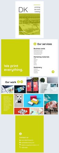 Advertisement Catalog Printing Service