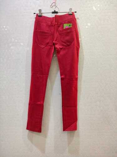 Red Color Denim Jeans 
