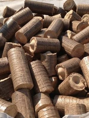 Brown Sawdust Briquettes