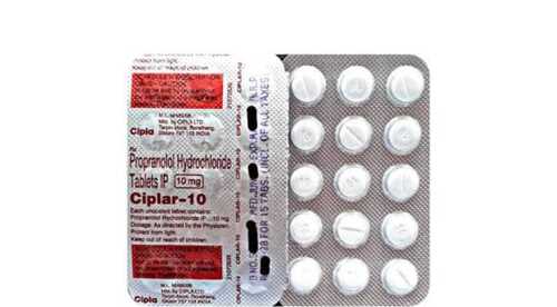 Ciplar Tablet (Propranolol) - Color: White