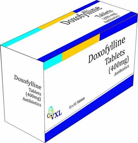 Doxofylline Tablets - 400 mg Strength | Prescription Required, Store in Cool and Dry Place, Ideal for Hospital and Clinic Use