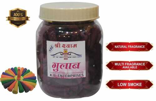 Low Smoke Natural Fragrance Gulab Incense Dhoop