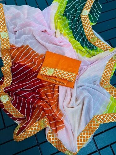 Leheriya Saree