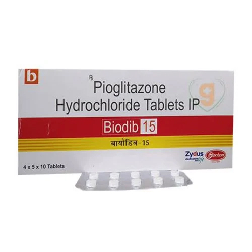 Biodib Tablet (Pioglitazone) - Shelf Life: 24 Months