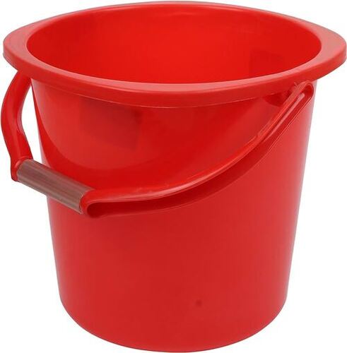 Red Plastic Bucket