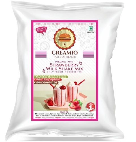 100% Veg Strawberry Milk Shake Mix Powder