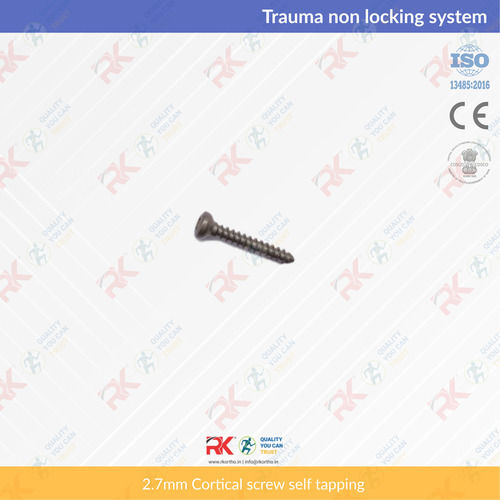 2.7mm Cortical Screw Self Tapping Screws