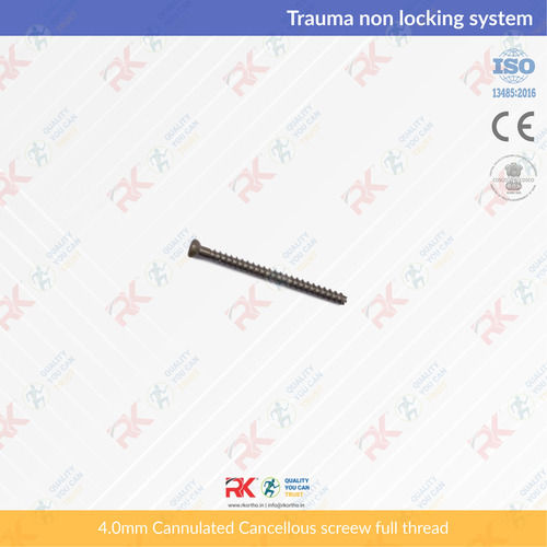 4.0mm Cannulated Cancellous Screw Full Thread