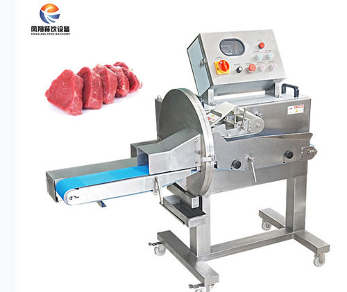 Commercial Detachable Conveyor Belt Cooked Steel Meat Machine