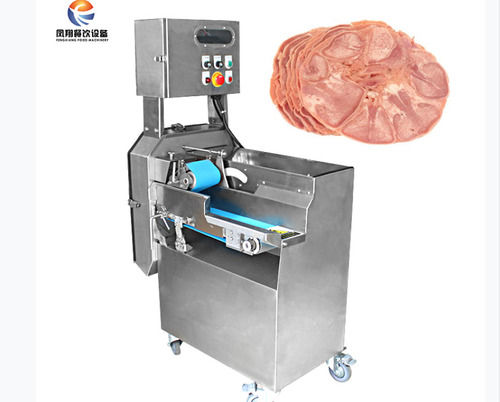 High Efficiency Three Blade Easily Detachable Belt Type Cooked Meat Slicer