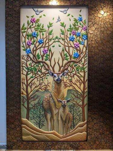 Deer Painting For Decor